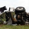 A10 : un camion finit sa course dans un fossé à Parçay-Meslay