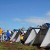 Mobilisation des pompiers : un campement dressé au pied de la Dame de Fer